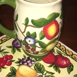 Fruit Water  peach  Hand painted NONNi  S